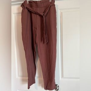 5/$20-Maurice bag top pants brown